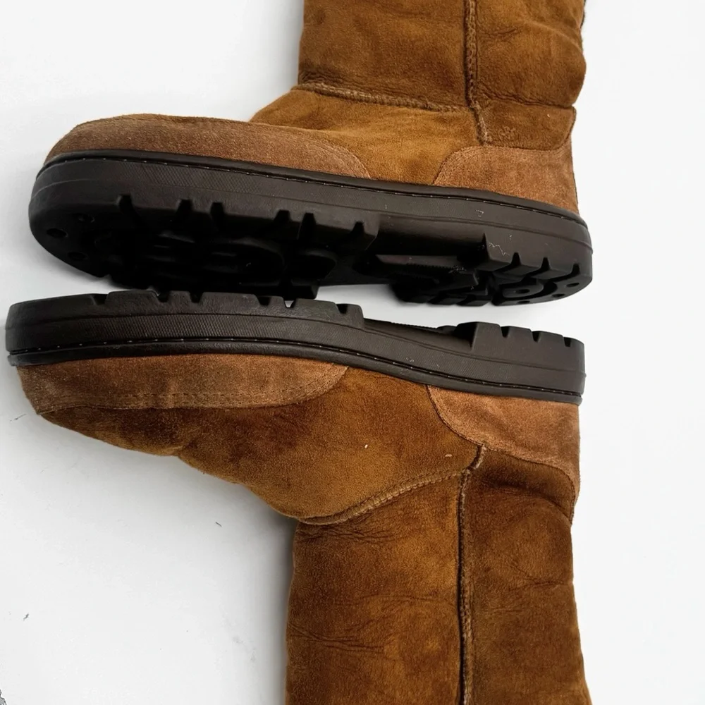 Ugg Australia 5245 Ultra Tall Classic Sheepskin Boots sz W9 made In New Zealand - Picture 5 of 9